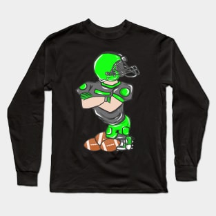 Rugby American Football Sport USA Gridiron Football Gift Long Sleeve T-Shirt